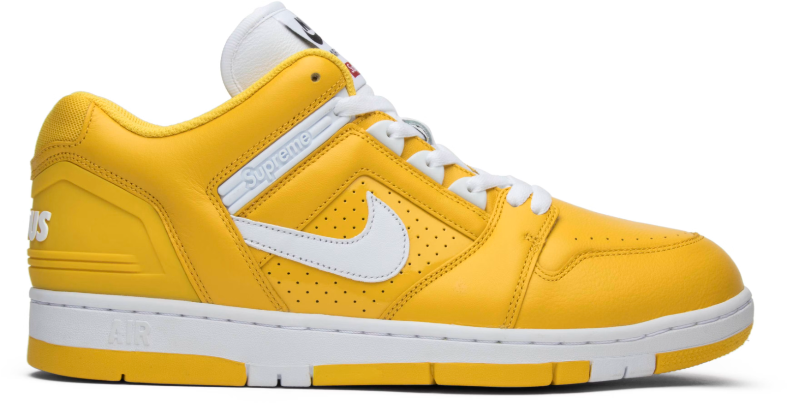 AA0871-717 Supreme Ã Nike SB Air Force 2 "Varsity Maize"