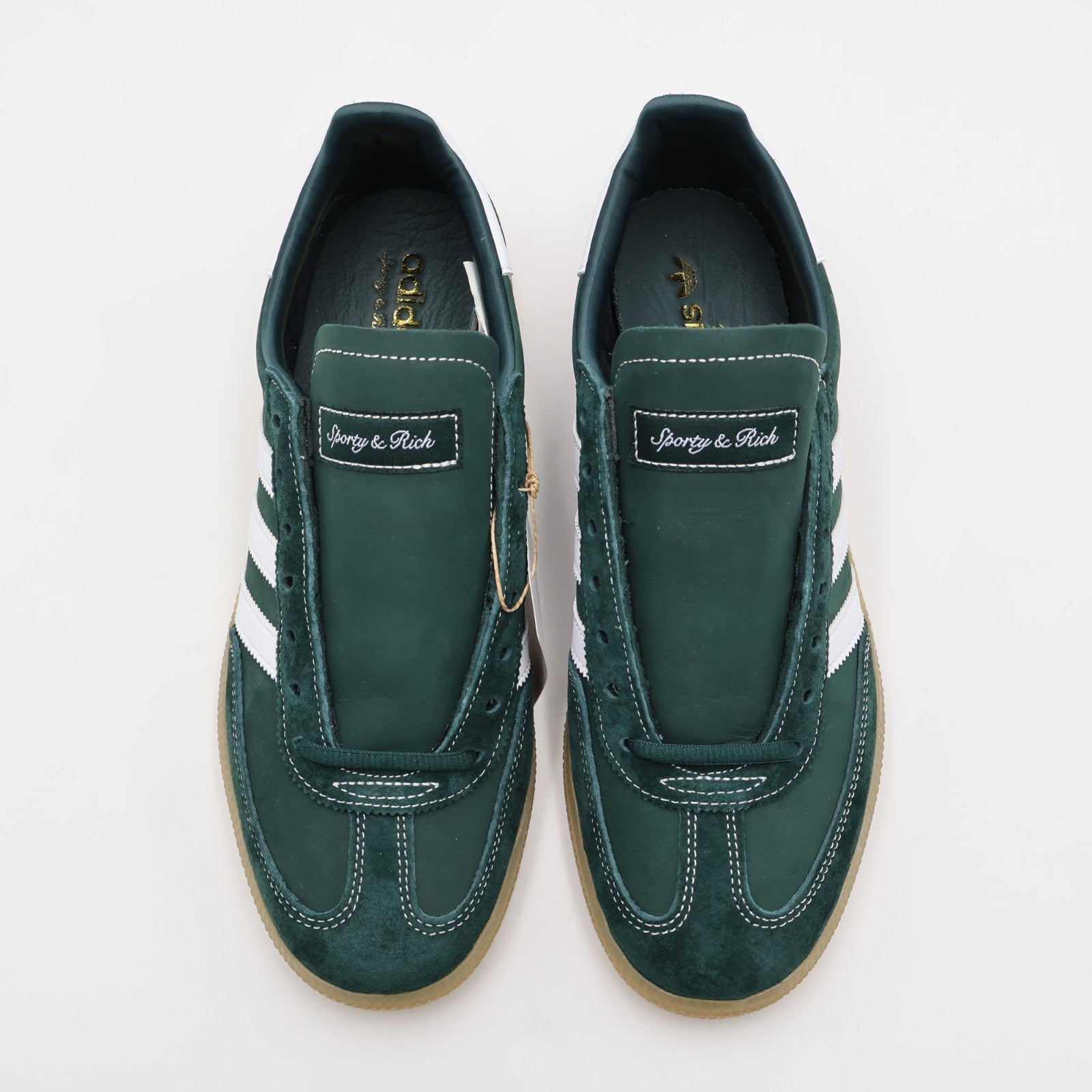 JP7067 Sporty Rich adidas Originals Handball Spezial Dark Green (Men's)