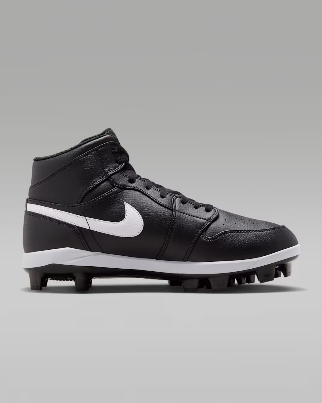 AV5354-011 Nike Air Jordan 1 Retro MCS Cleats Black White (Men's)