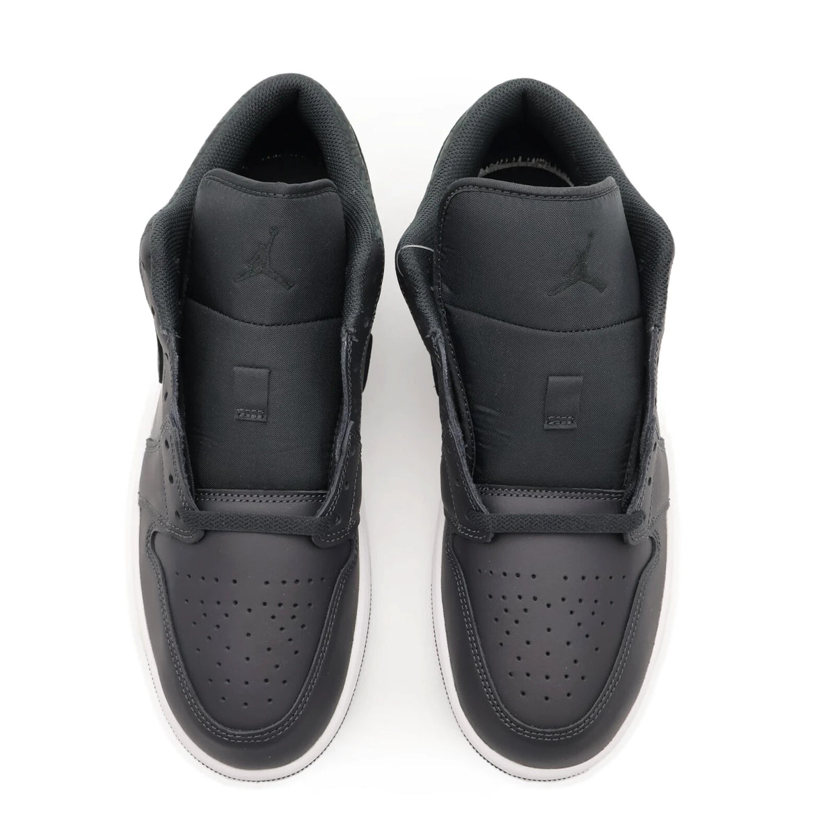 FB9907-001 Nike Air Jordan 1 Low Black Elephant Off Noir Dark Green (Men's)