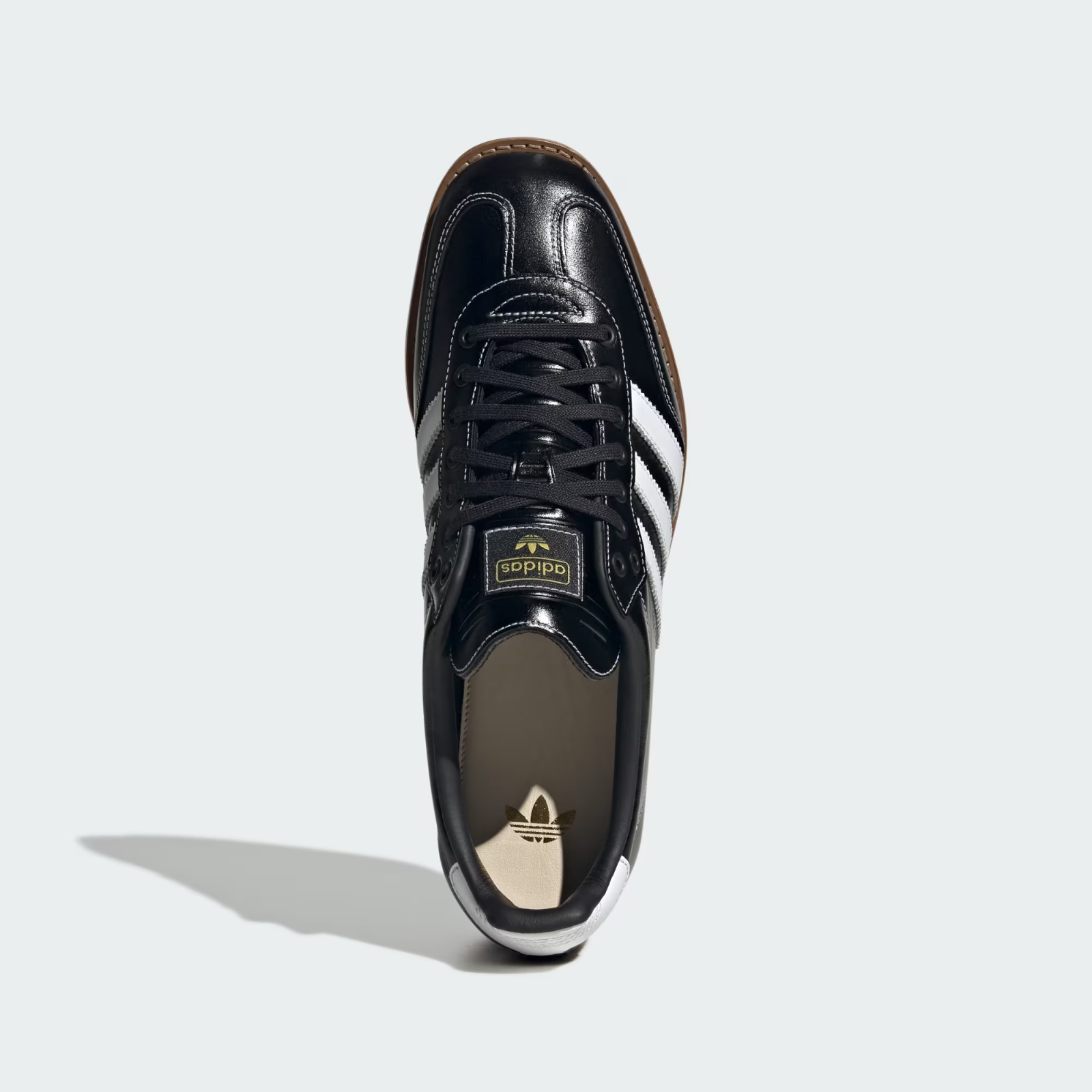 KI9995 adidas Samba Bowling Core Black Cloud White Ecru Tint (Men's)