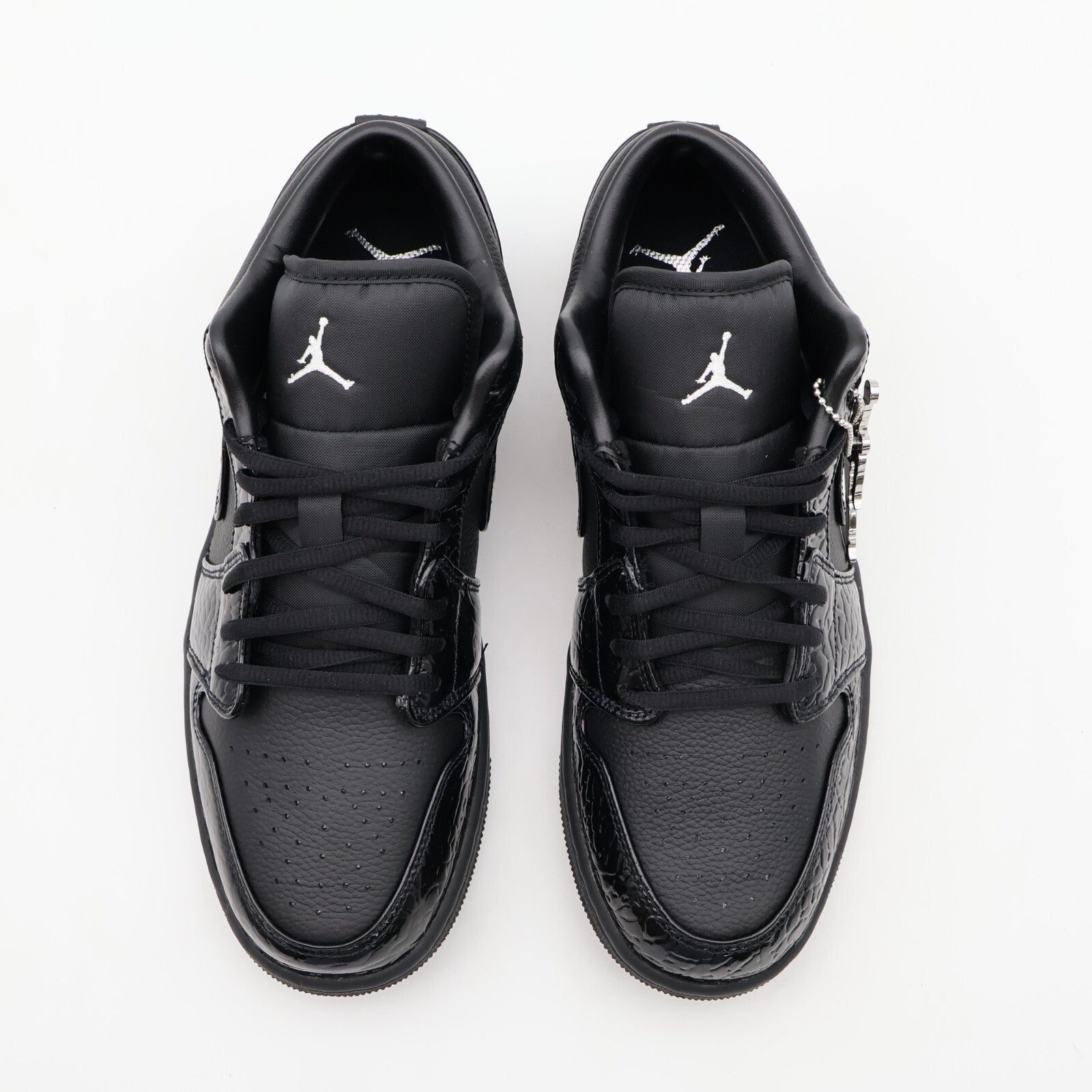 HJ7743-010 Nike WMNS Air Jordan 1 Low SE Black Croc (Women's)