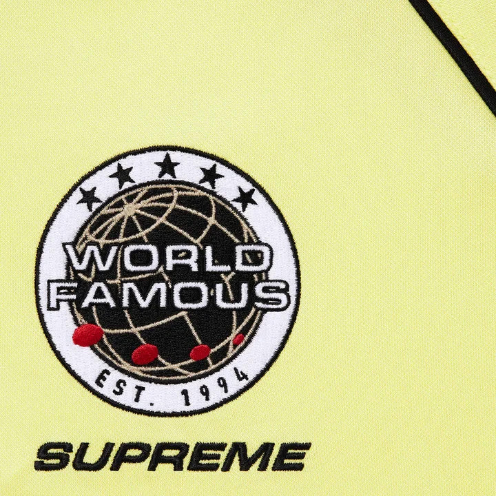 Supreme Piping Soccer Jersey Pale Yellow