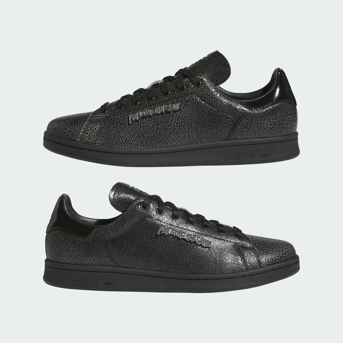 IH3148 F*cking Awesome adidas Originals Stan Smith Black Textured (Men's)
