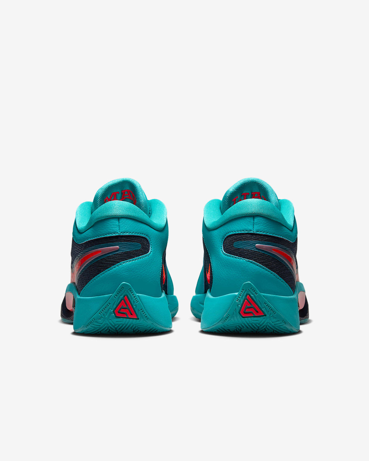 FJ7807-300 Nike Giannis Freak 6 Dusty Cactus Bright Crimson Obsidian (Men's)