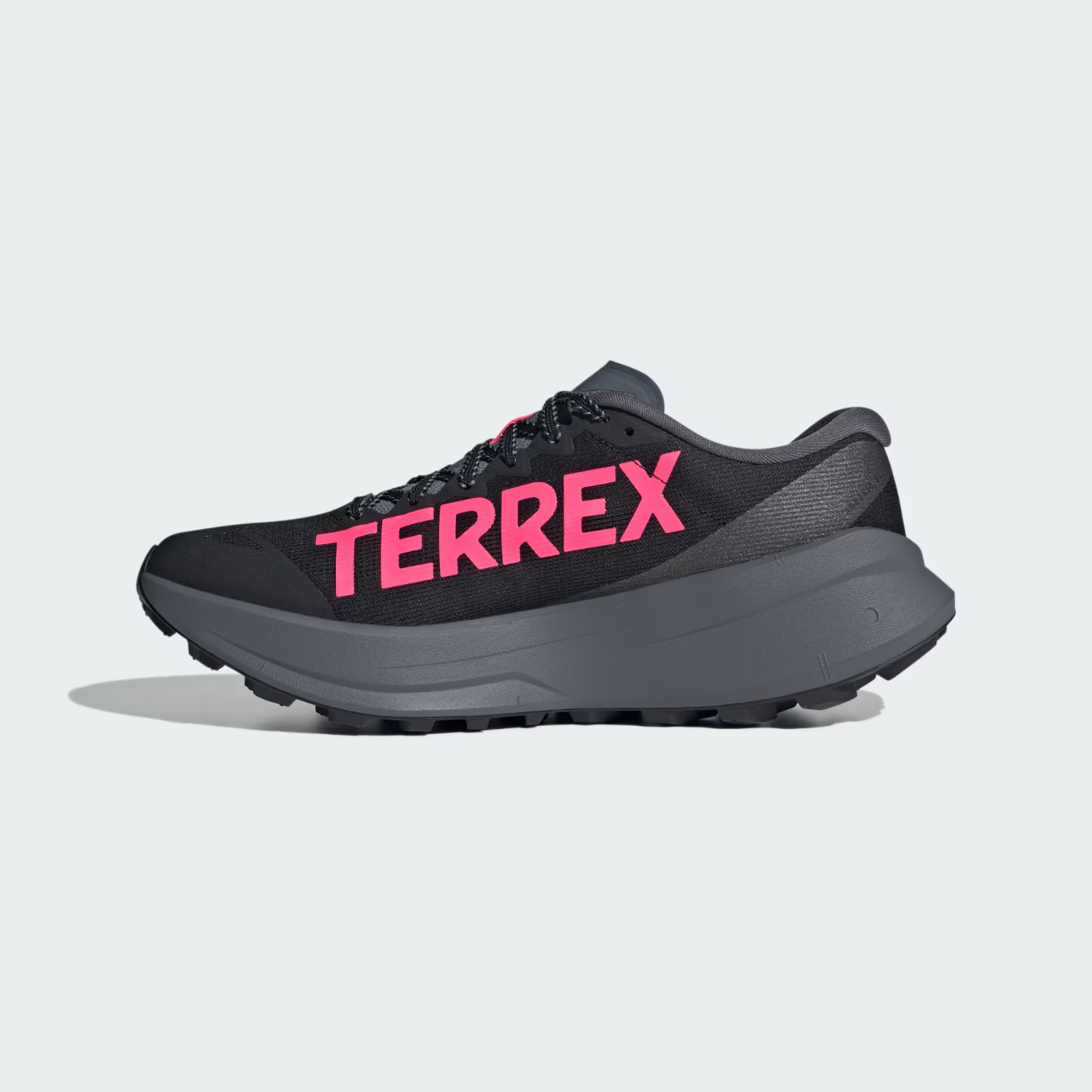 KZ8663 adidas Terrex Agravic SL Trail Running "Core Black/Solar Turbo" (Men's)