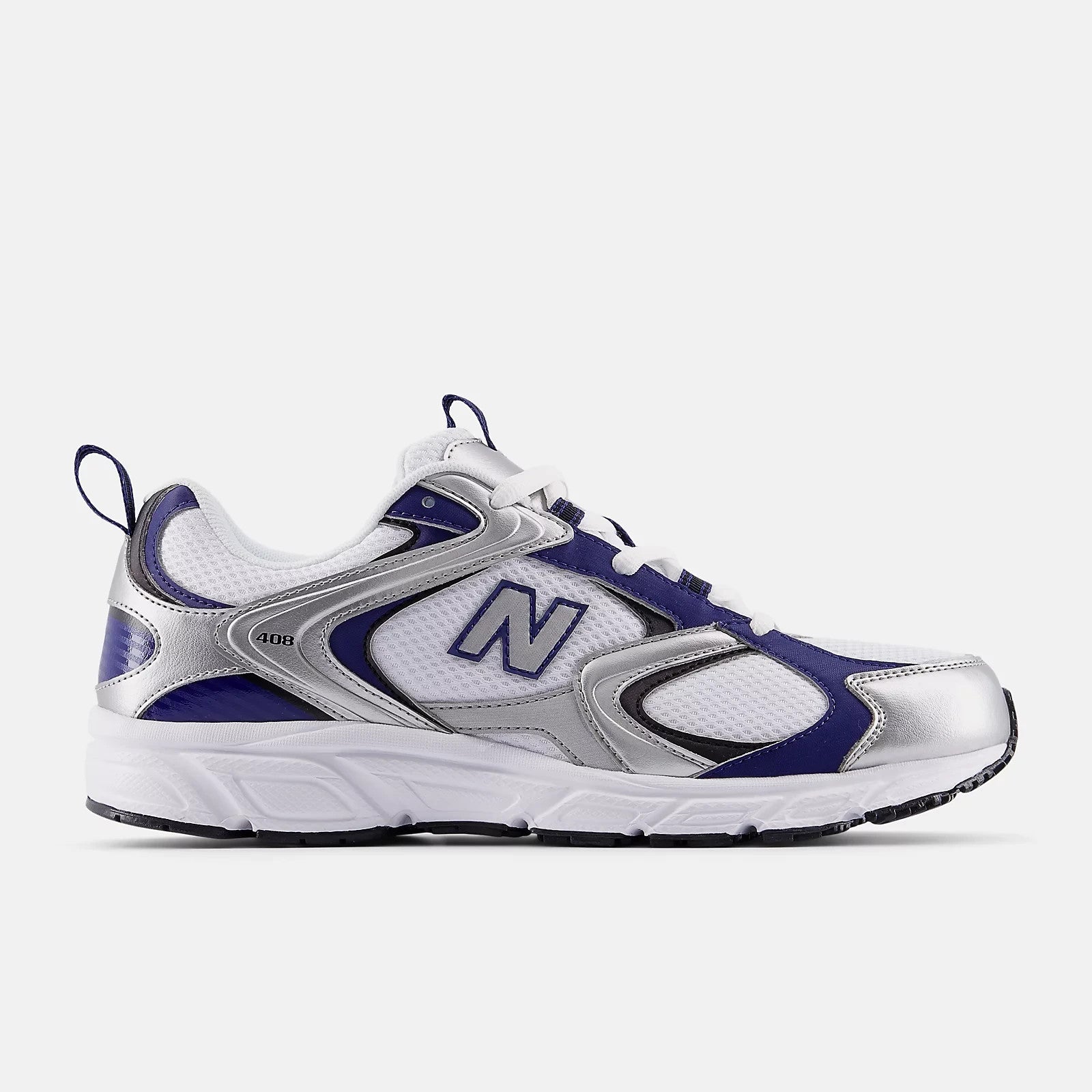 U40825M New Balance 408 "White/Silver Metallic And Blue Oyster"