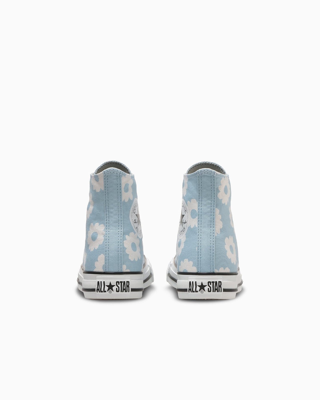 31318122 Converse All Star Flowerprint Hi Light BlueWhite (Women's)