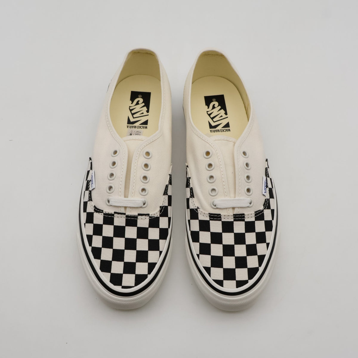 VN000D9NCKB WACKO MARIA Ã Vans Premium Authentic Checkerboard Snow White (Men's)