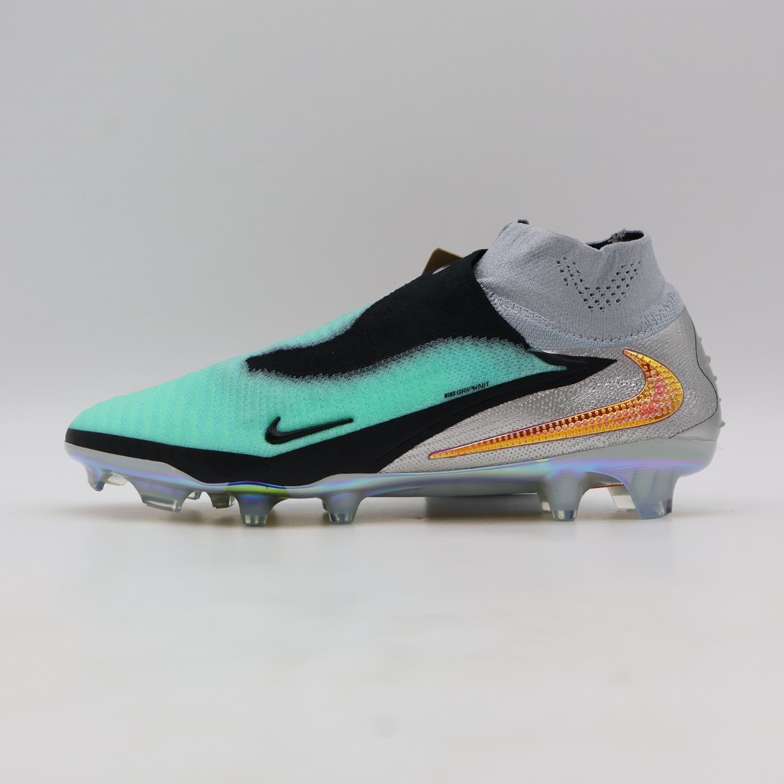 IH3735-001 Nike Phantom 6 High Elite FG Chrome Black (Men's)