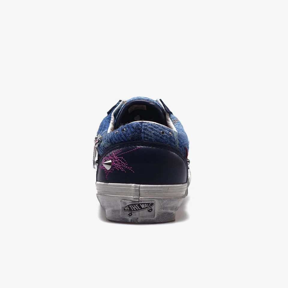 VN000E8VBIP Harris Tweed Ã Vans Premium Old Skool 36 "Tweed Navy Blue" (Men's)