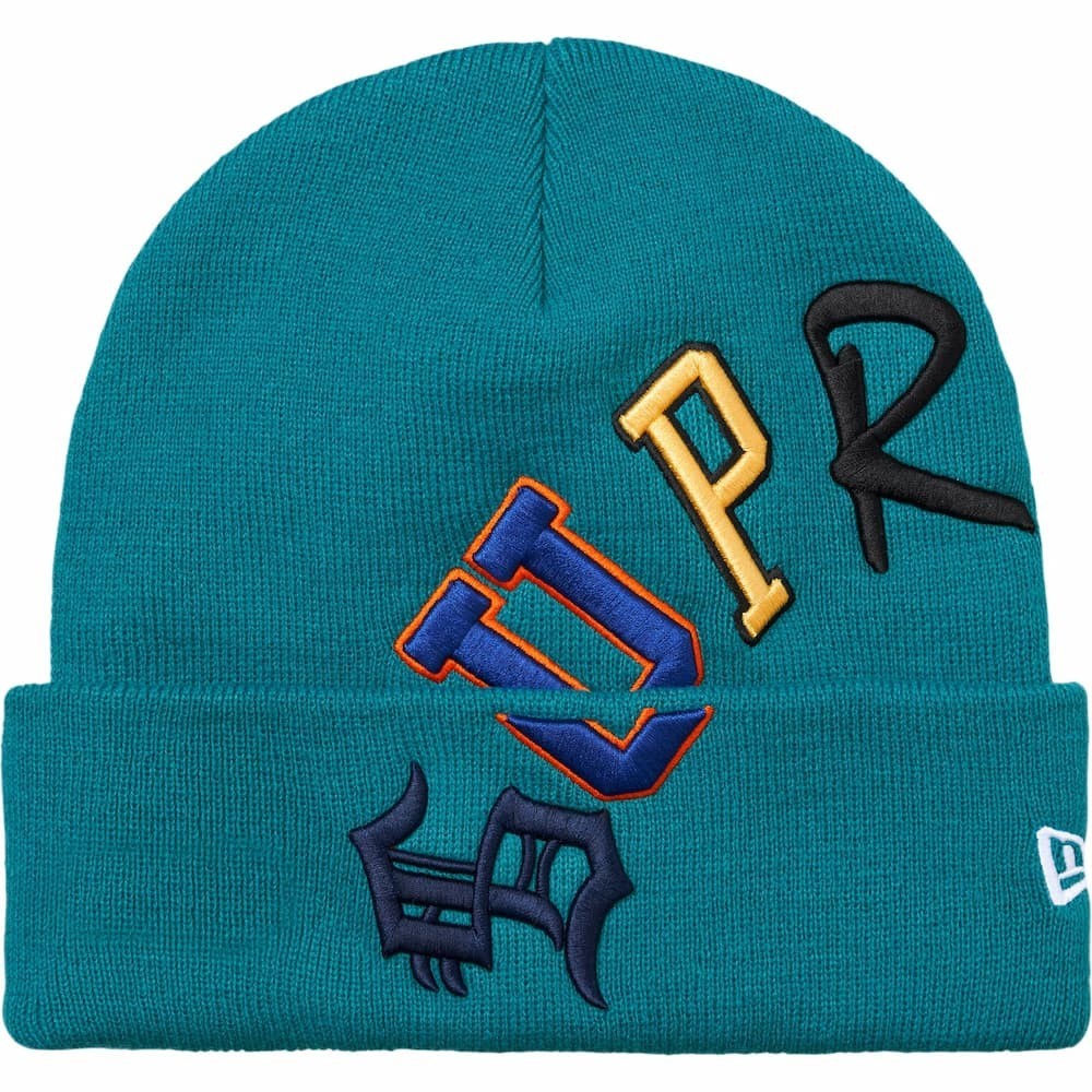 Supreme New Era Arc Beanie Teal