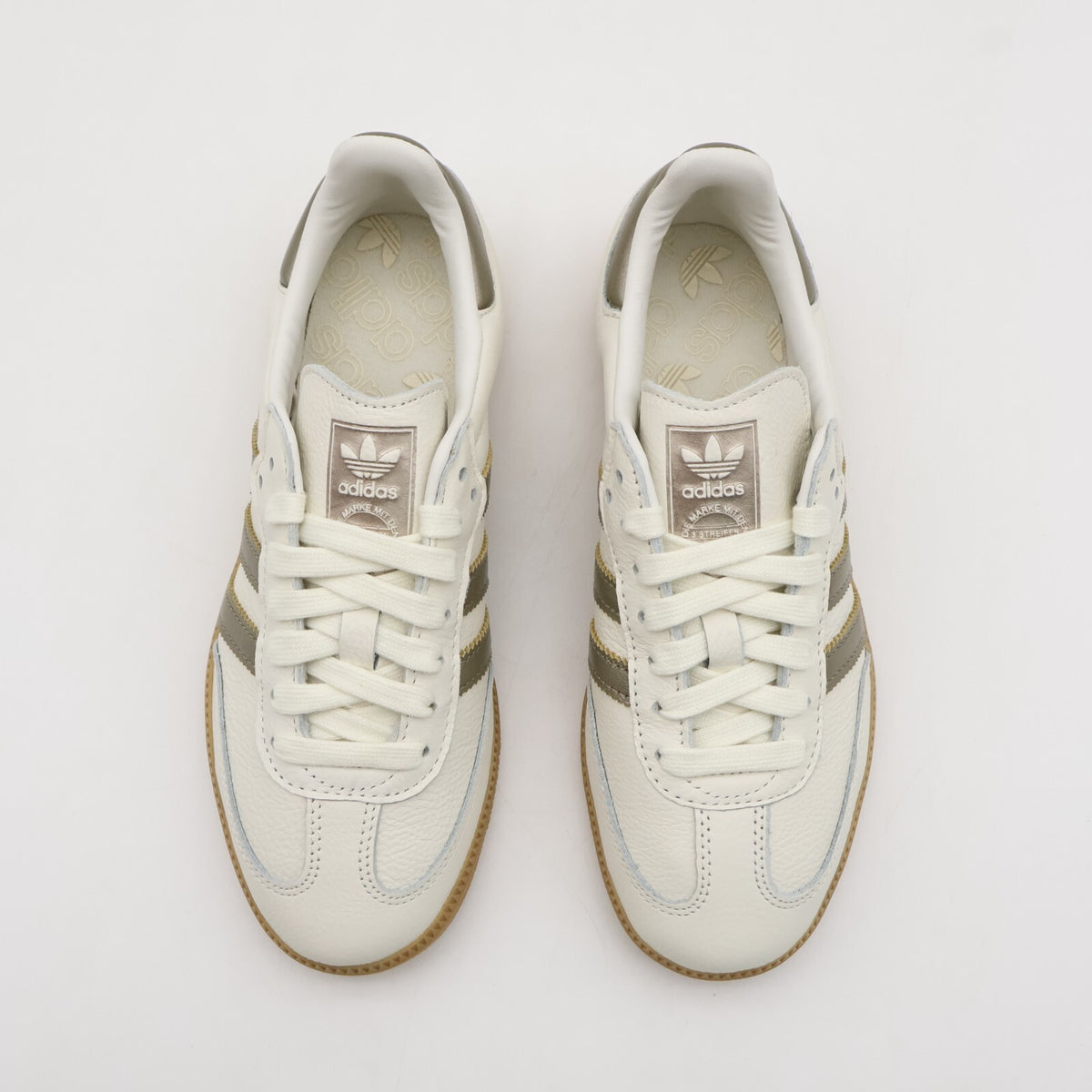 IG1964 adidas Originals Samba OG Off White Cyber Metallic Wonder (Women's)