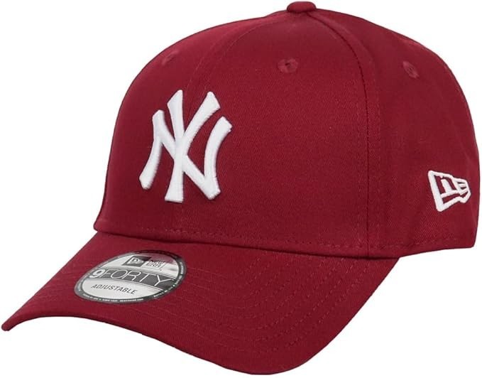 NEW ERA LA NYY 940 9FORTY League Basic Cap NY Dark Red