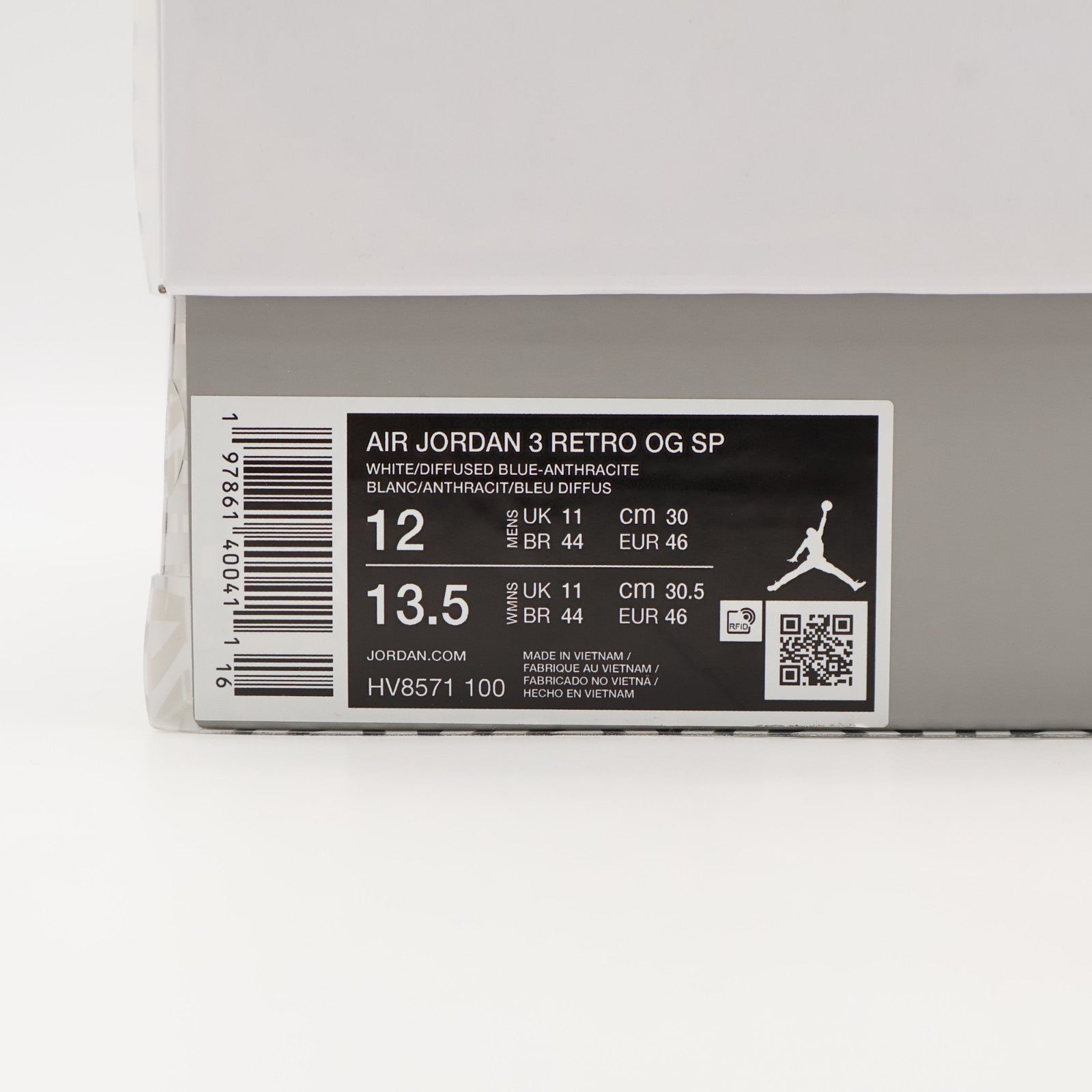 HV8571-100 A Ma Maniere Nike Air Jordan 3 For The Love (Men's)