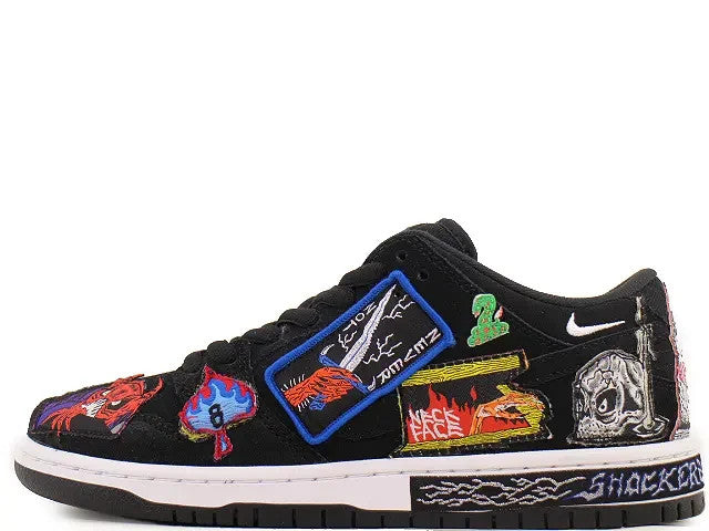 DQ4488-001 Neck face Ã Nike SB Dunk Low "Black/White/Multi Color" (Men's)