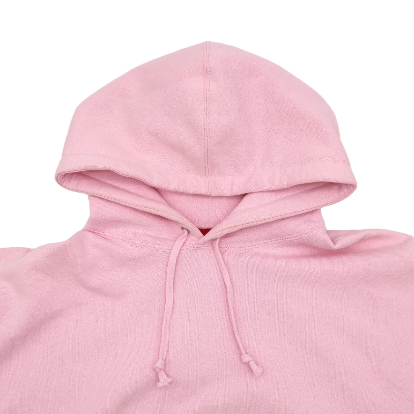 Supreme Satin Applique Hooded Sweatshirt Light Pink
