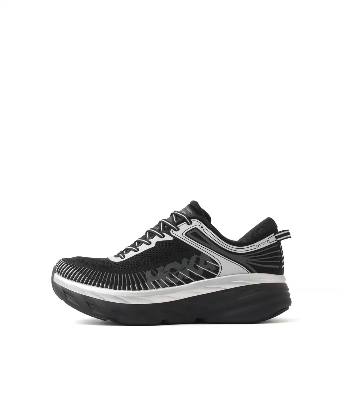 1110518-BKSTR Hoka BONDI 7 BLACK STARDUST (Men's)
