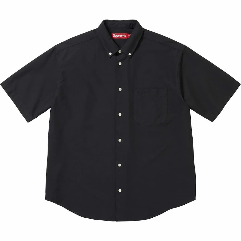 Supreme Loose Fit Oxford S/S Shirt (26SS) Black