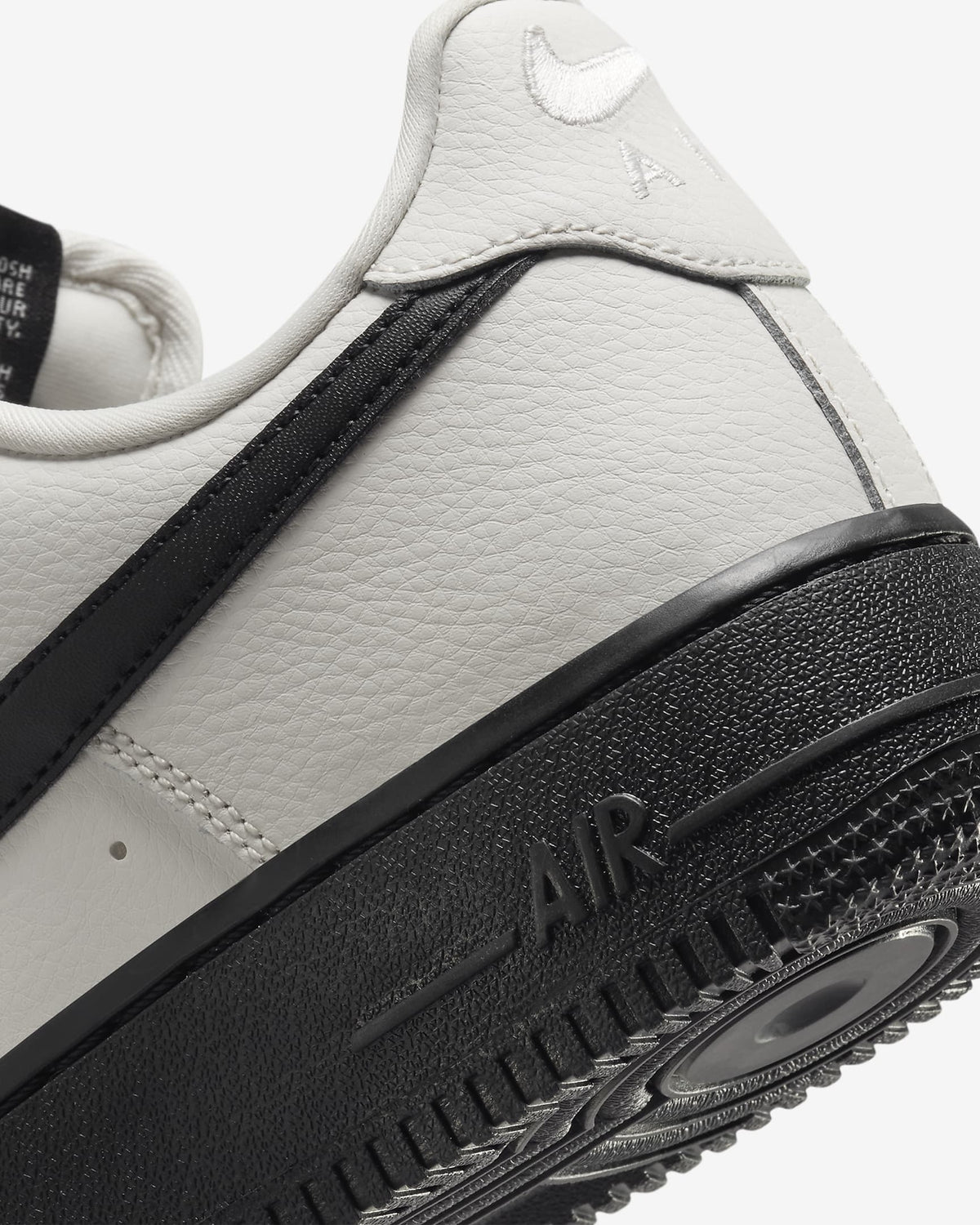 HJ7180-030 Nike Air Force 1 Low '07 Phantom Cement Grey Black (Women's)