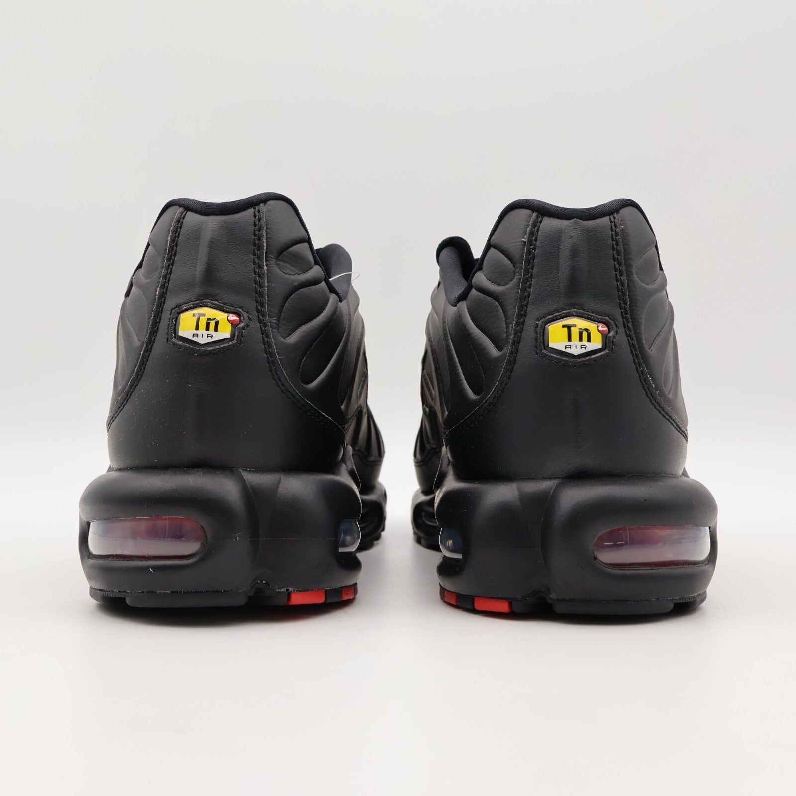 FZ3038-001 Nike Air Max Plus Premium Black Metallic Gold University Red (Men's)