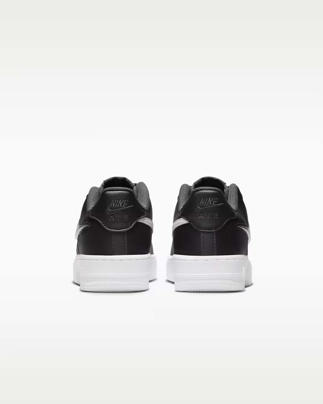 IR0595-002 IR0595-002 Nike GS Air Force 1 Dark Smoke Grey/Black