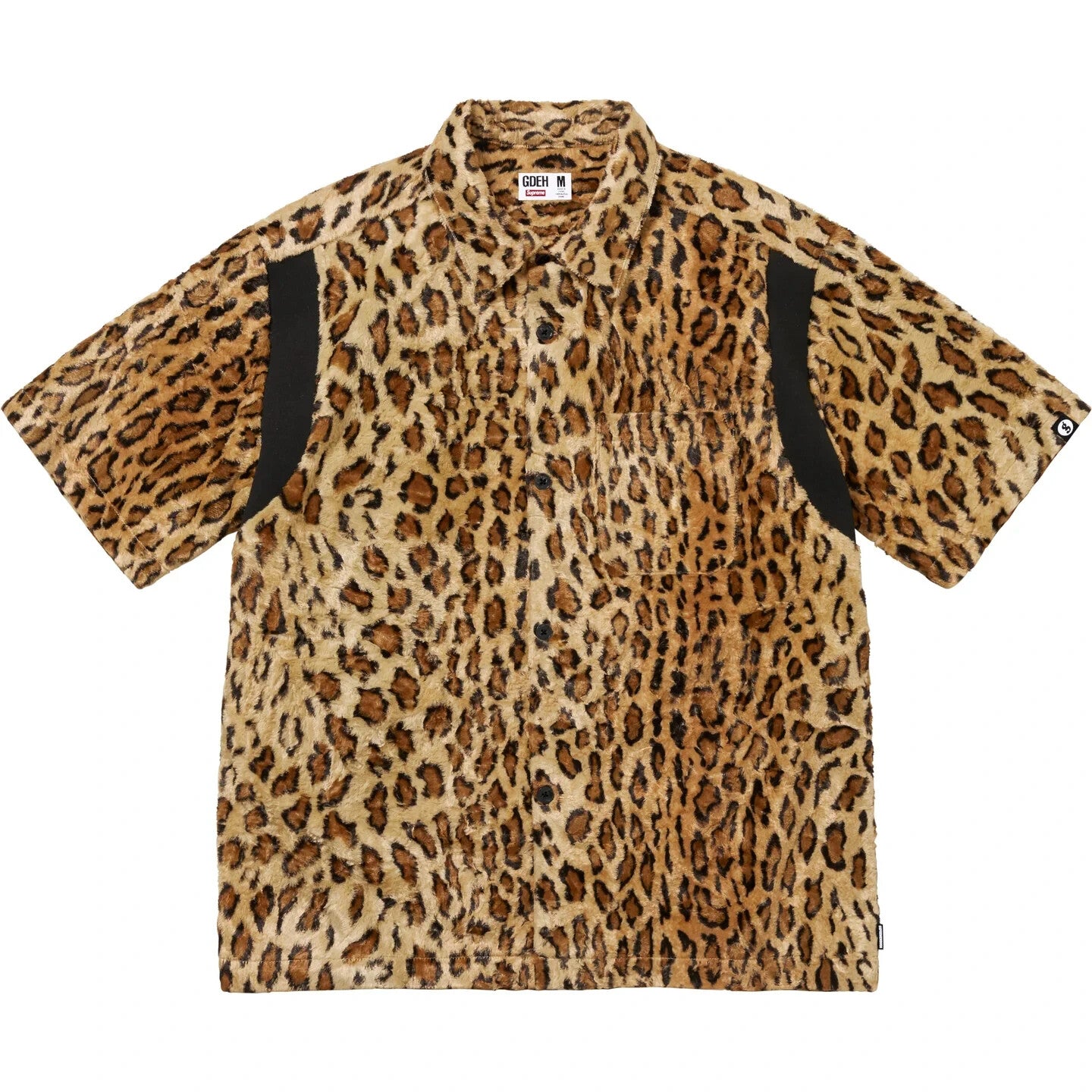Supreme GOODENOUGH Crushed Rayon S/S Shirt Leopard