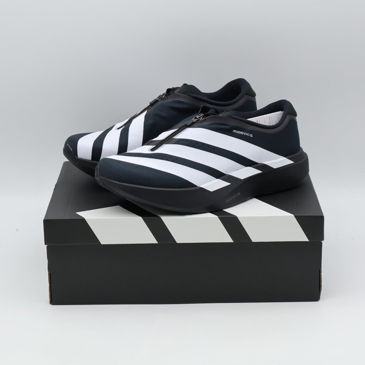 HP5061 adidas Adizero Evo SL Zip Lightstrikepro "Core Black/Cloud White" (Men's)
