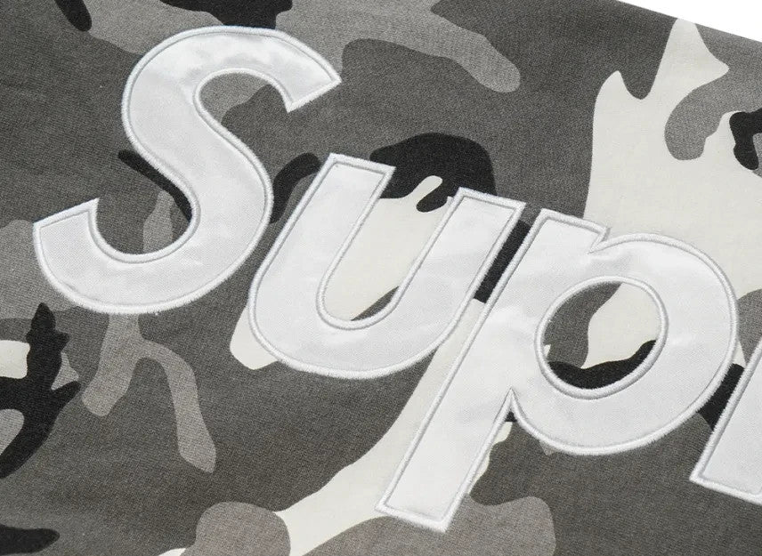 Supreme Satin Applique Sweatpant (26SS) "Snow Camo"
