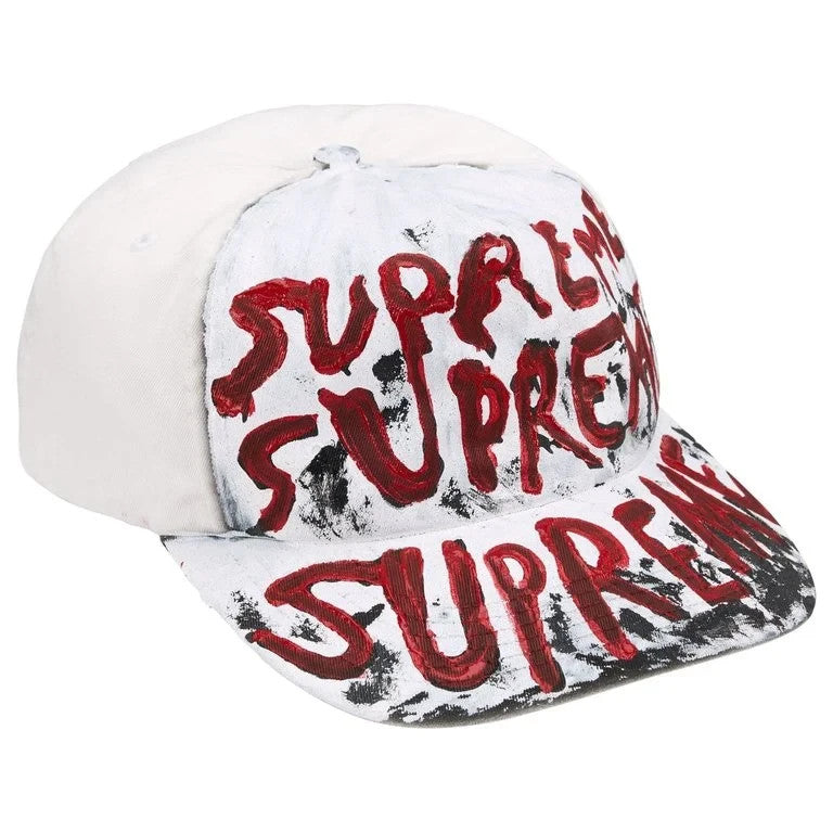 Supreme Painted 5-Panel White