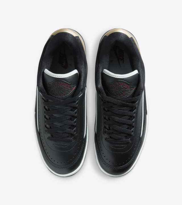 DX4401-001 Nike Air Jordan 2 Retro Low Black Varsity Red (Women's)