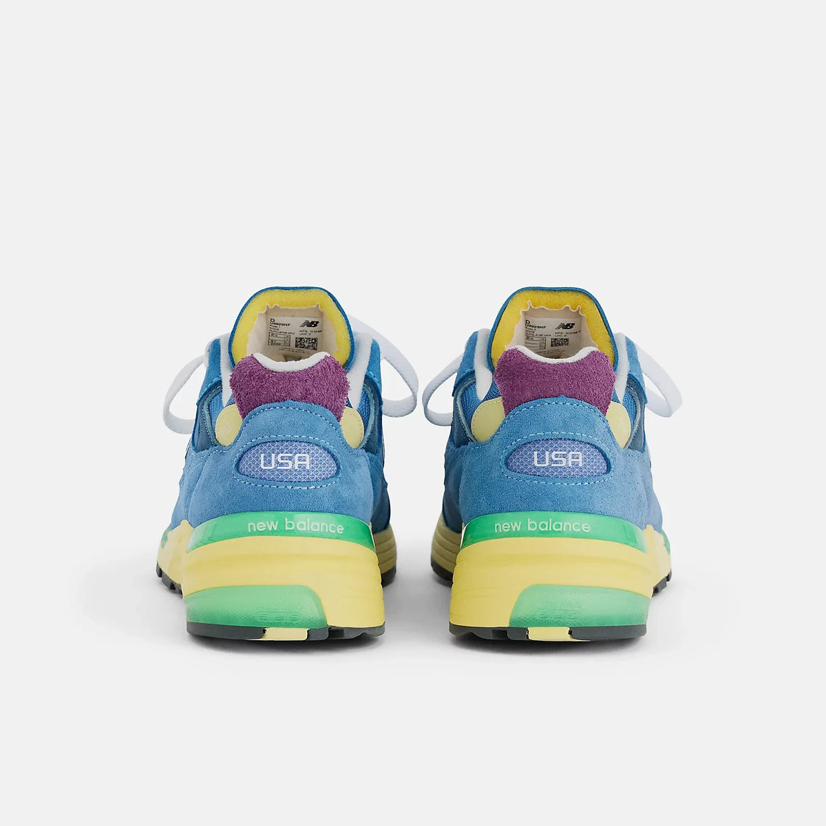 U9929NF New Balance 992 "Sea Stone/Green Apple" (Men's)