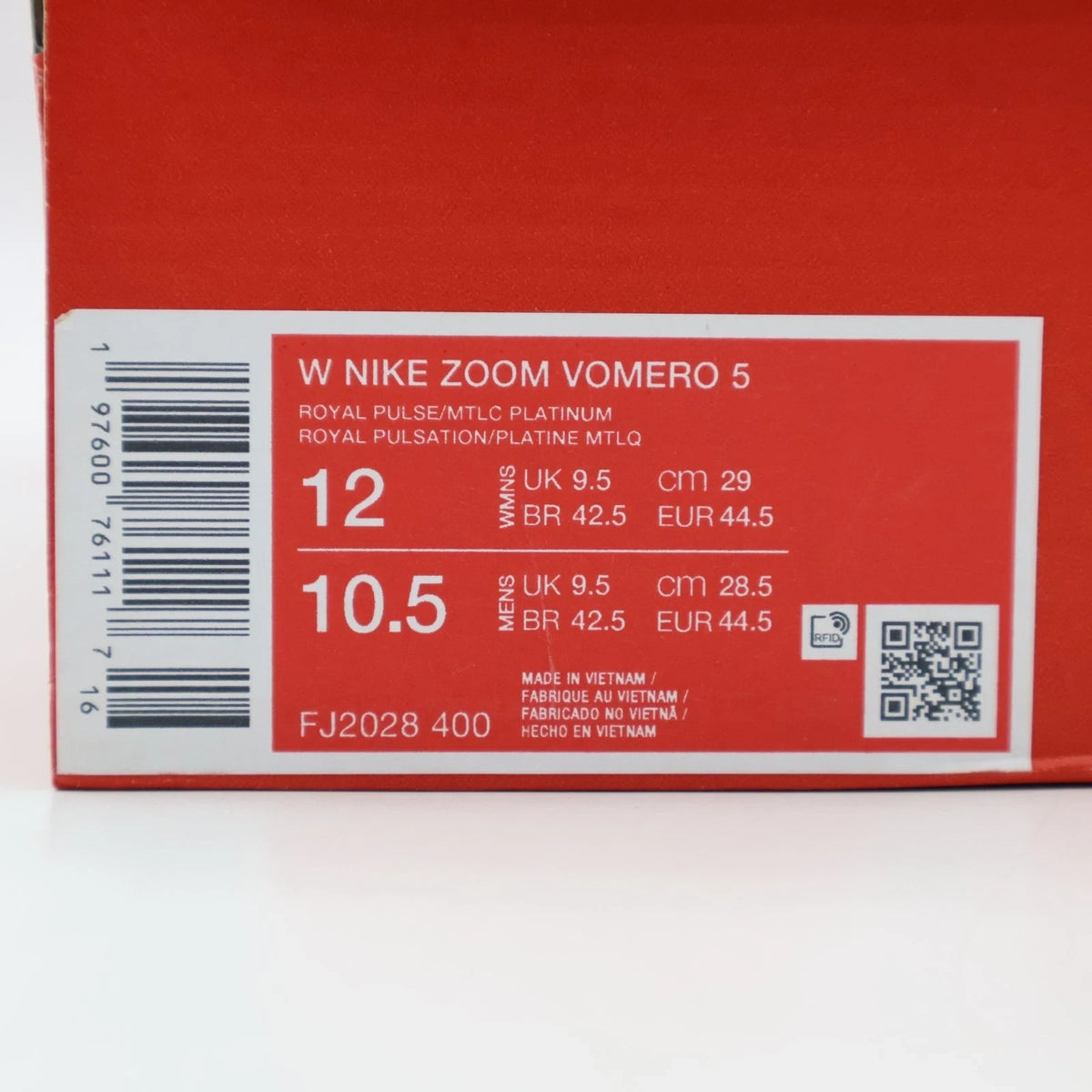 FJ2028-400 Nike Zoom Vomero 5 Royal Pulse (Women's)