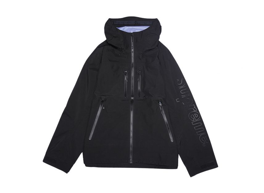 Supreme GORE-TEX Taped Seam Shell Jacket Black