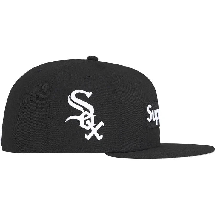 Supreme MLB New Era Teams Box Logo Chicago White Sox Black