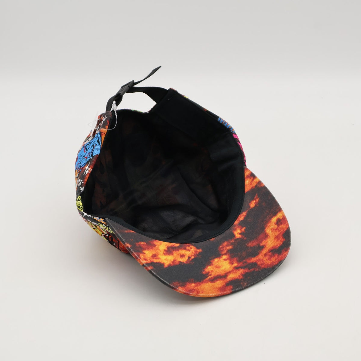 Supreme AOI Embroidered Camp Cap Flames
