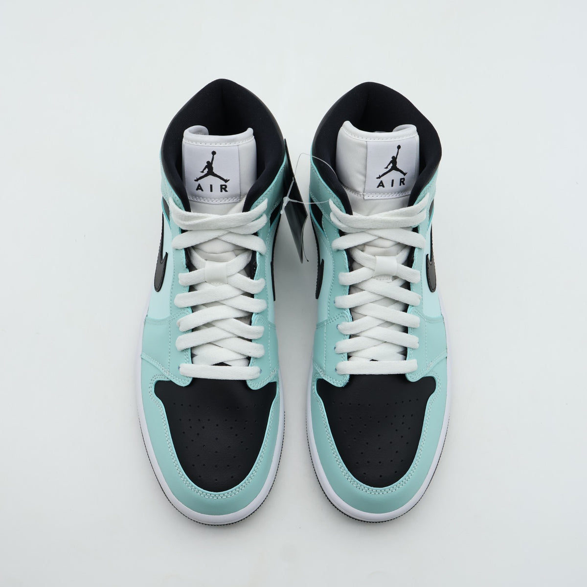 BQ6472-300 Nike Air Jordan 1 Mid "Aqua Blue" (Women's)