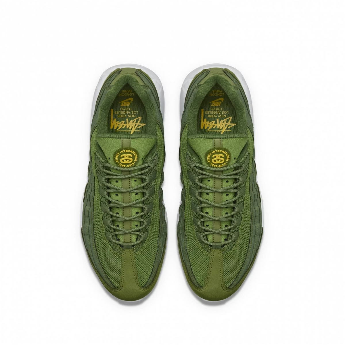 834668-337 Stussy Ã Nike Air Max 95 "Olive" (2015) (Men's)
