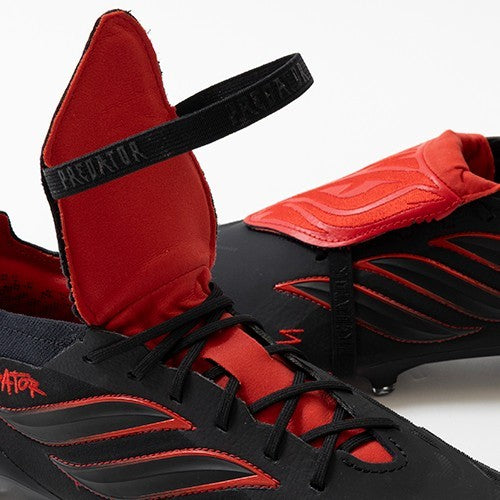 KK4190 adidas Predator Elite FT FG "Core Black/Vivid Red" (Men's)