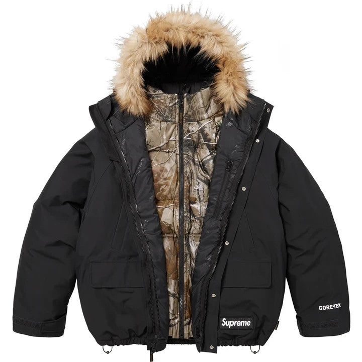 Supreme 2-in-1 GORE-TEX Parka Reversible 700-Fill Down Liner Jacket Black