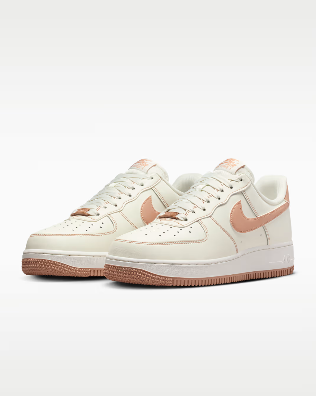 IQ9428-133 Nike Air Force 1 '07 Sail Rose Gold (Women's)