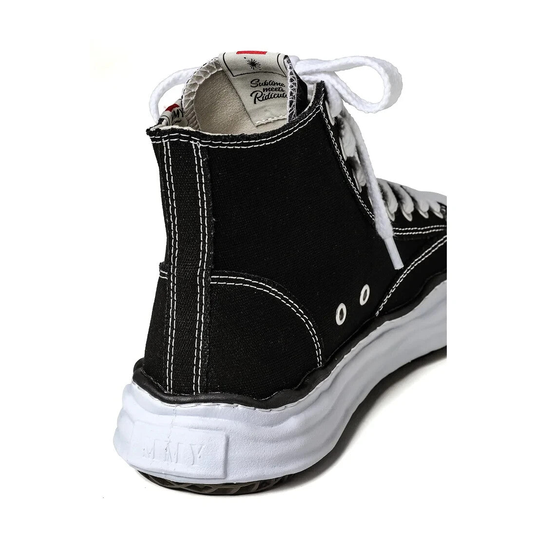 A01FW701-BLACK Maison MIHARA YASUHIRO PETERSON Original Sole Canvas (Men's)
