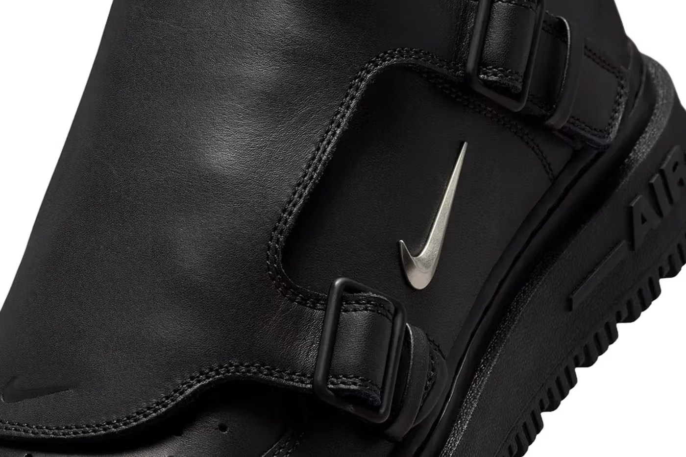 JA3822-010 Nike Air Force 1 Low Luxe "Black" (Unisex)