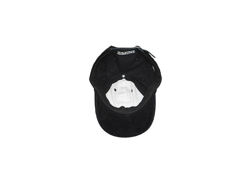Supreme Corduroy S Logo 6-Panel Black