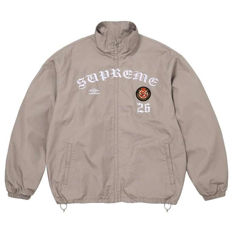 Supreme x Umbro Cotton Ripstop Track Jacket Grey