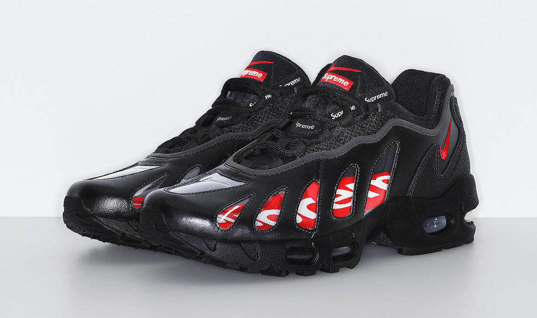 CV7652-002 Nike Air Max 96 Supreme Black Speed Red Clear (Men's)