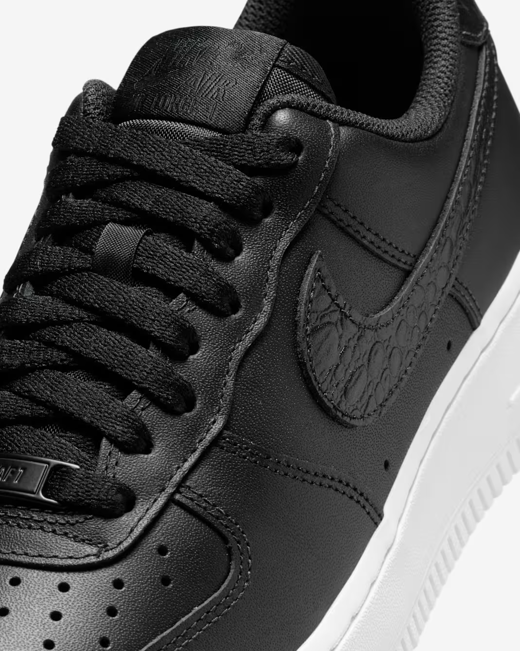 IO4837-001 Nike Air Force 1 '07 SE Black Neutral Grey White Black (Women's)