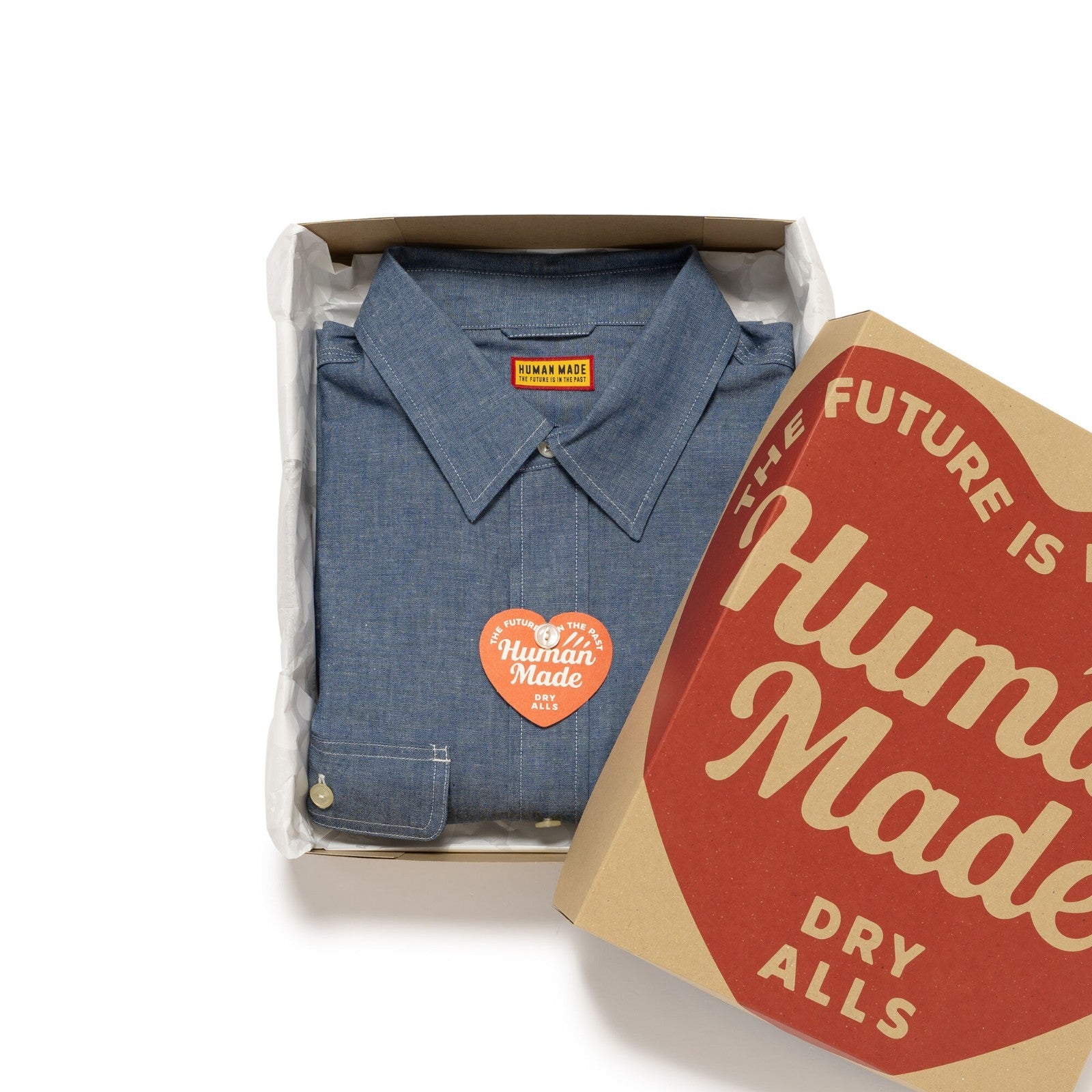HUMAN MADE Chambray Work Shirt Past Blue