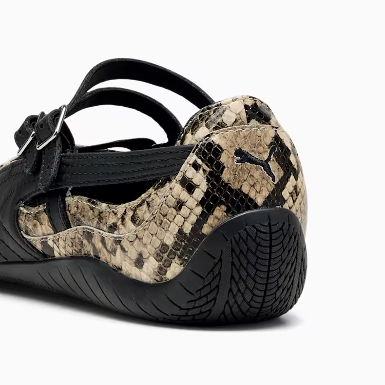 405326-01 Puma Speedcat Ballet Snake Puma Black Vapor Gray (Women's)