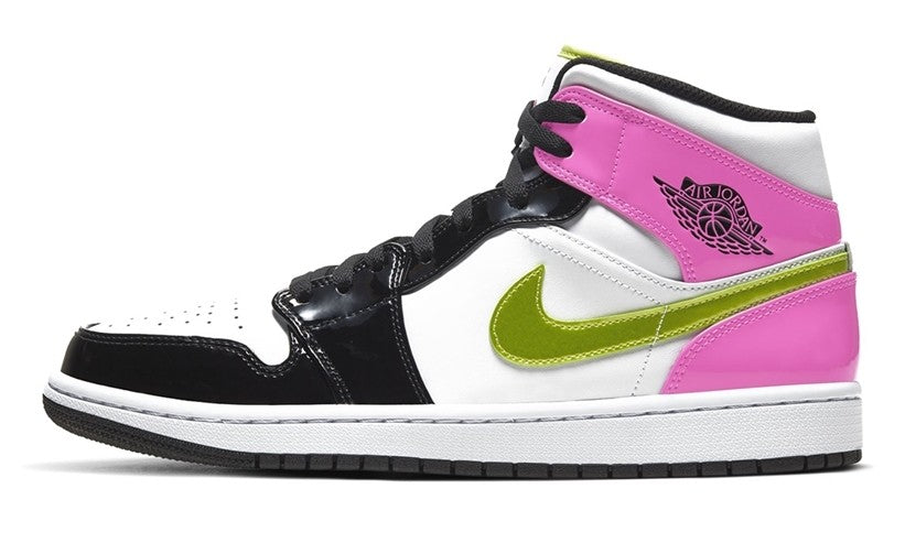 CZ9834-100 Nike Air Jordan 1 Mid White Black Cyber Pink (Men's)